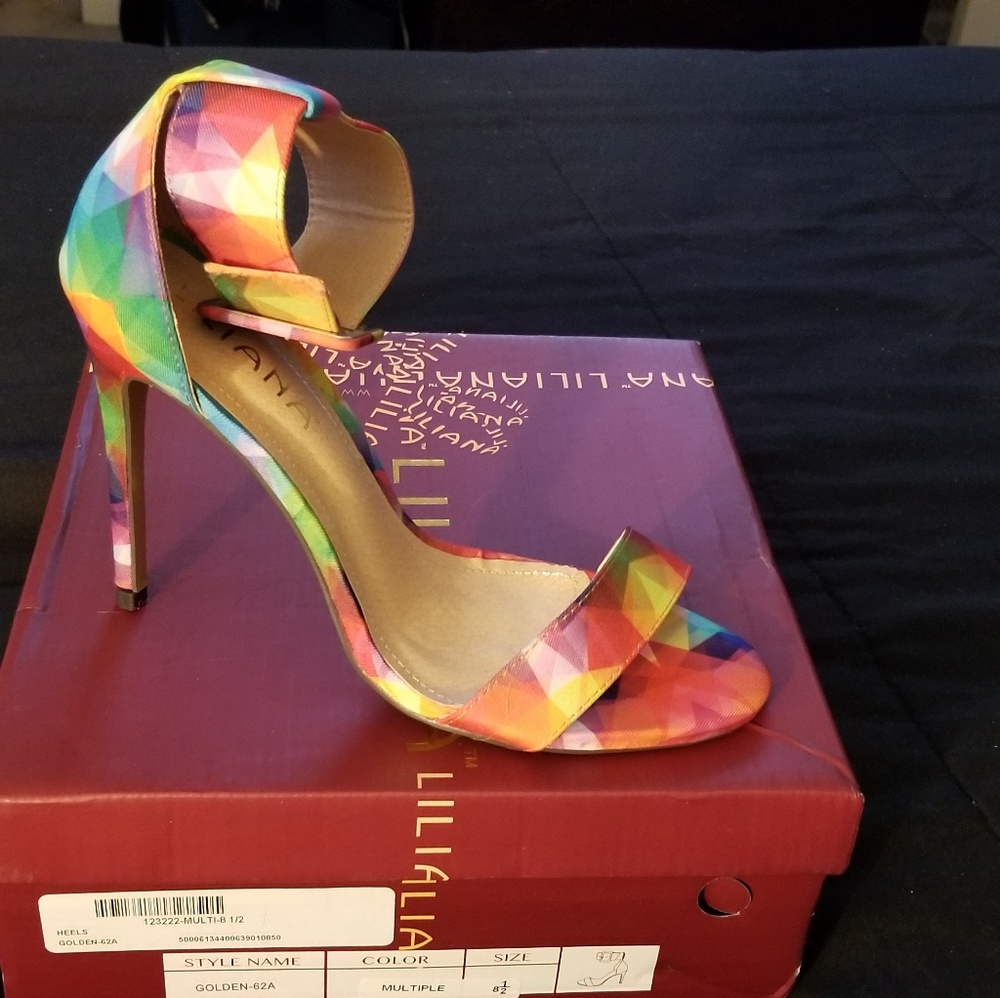NEW In the Box- Liliana Multi Colored Sandal